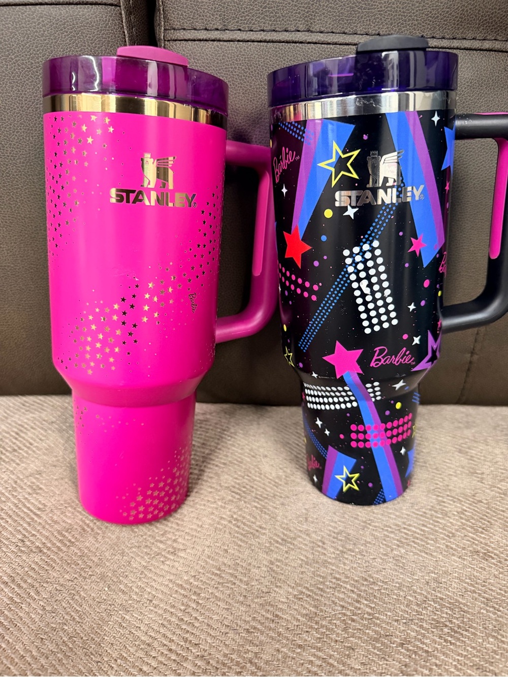 Barbie Stanley 40 oz tumblers limited edition set of 2